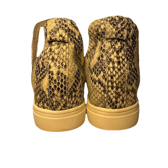 Steven by Steve Madden Snake Print High Top Hidden Wedge Heel Booties Women's 6 - Picture 6 of 9